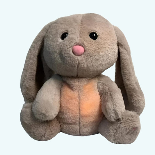 La Peluche Peluche lapin respirante avec berceuse relaxante