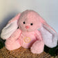 La Peluche Peluche lapin veilleuse rose respirante