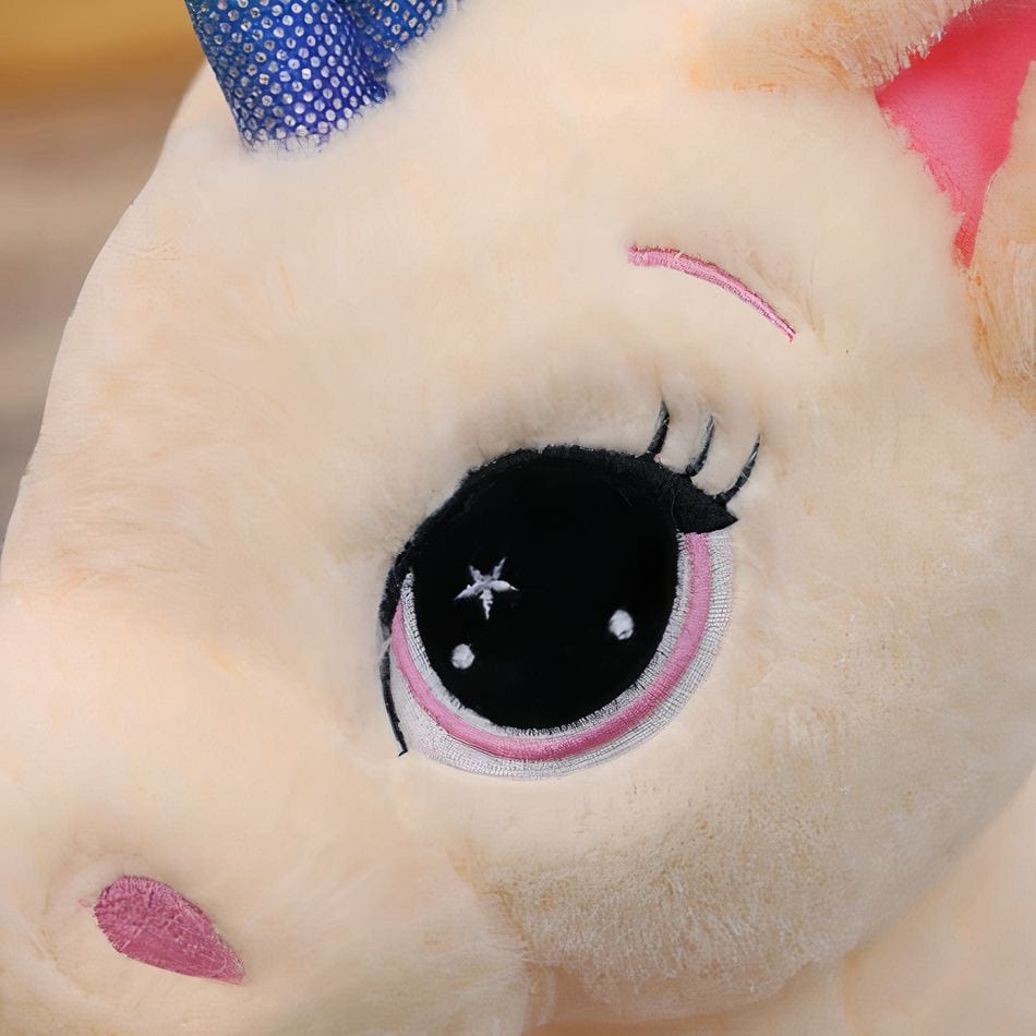 La Peluche Peluche licorne arc-en-ciel douce
