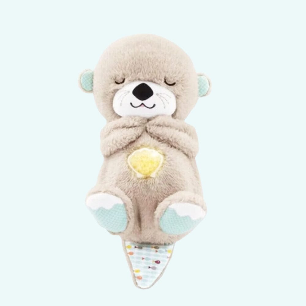 La Peluche Peluche loutre respirante avec berceuse relaxante
