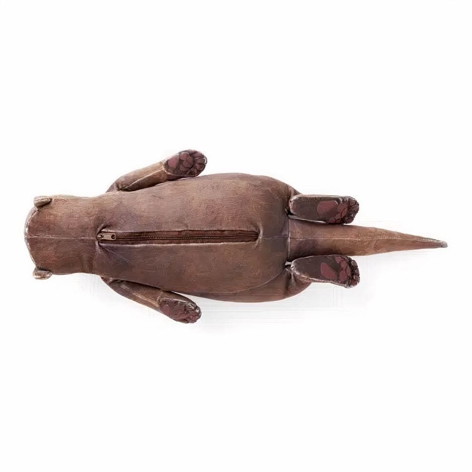 La Peluche Peluche loutre trousse