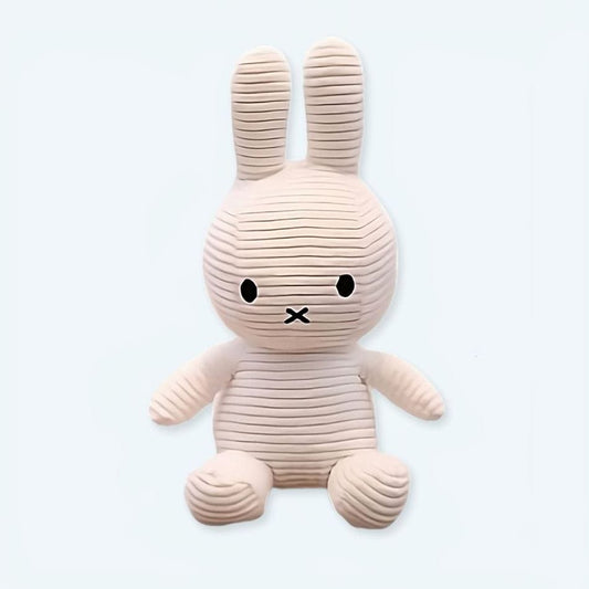La Peluche Peluche Miffy blanc côtelé
