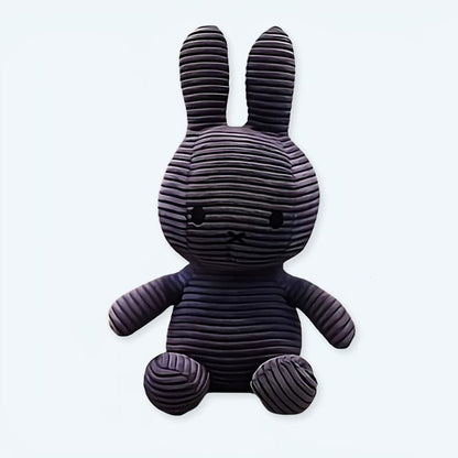La Peluche Peluche Miffy bleu côtelé