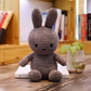 La Peluche Peluche Miffy gris côtelé