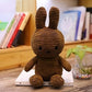 La Peluche Peluche Miffy marron côtelé