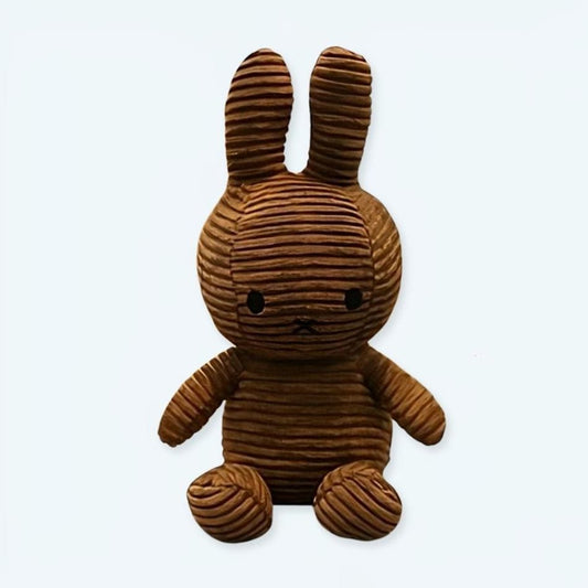 La Peluche Peluche Miffy marron côtelé