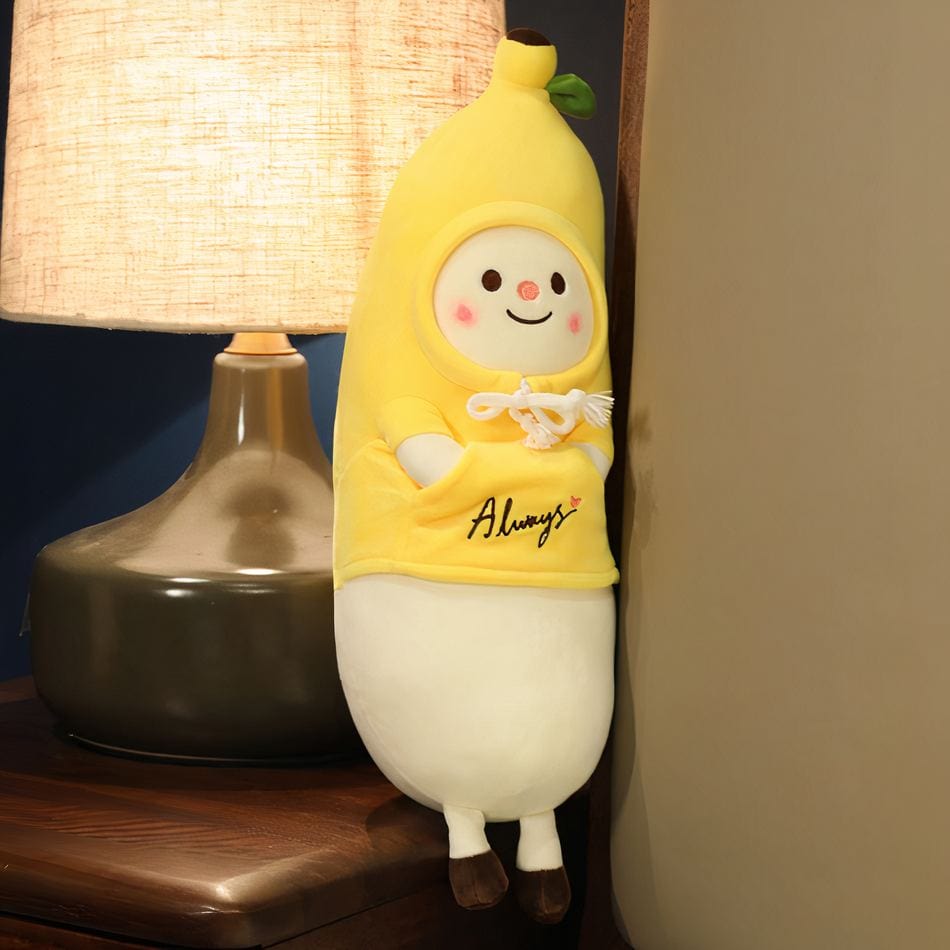 La Peluche Peluche oreiller banane Kawaii