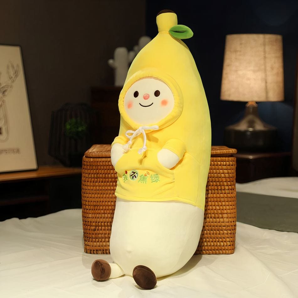 La Peluche Peluche oreiller banane Kawaii