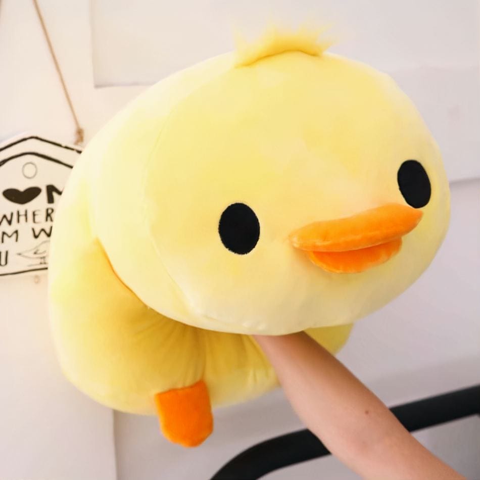 La Peluche Peluche oreiller canard couché