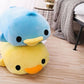 La Peluche Peluche oreiller canard couché