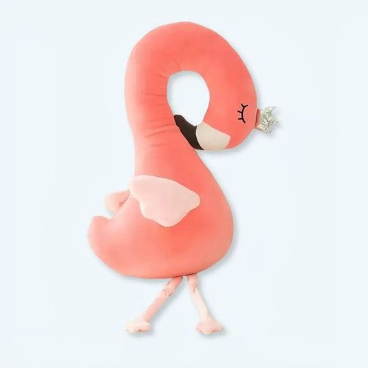 La Peluche Peluche oreiller flamant rose