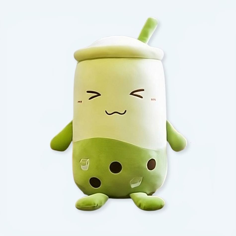 La Peluche Peluche oreiller Thé Matcha Bubble tea