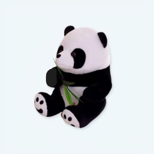 La Peluche Peluche panda avec feuilles