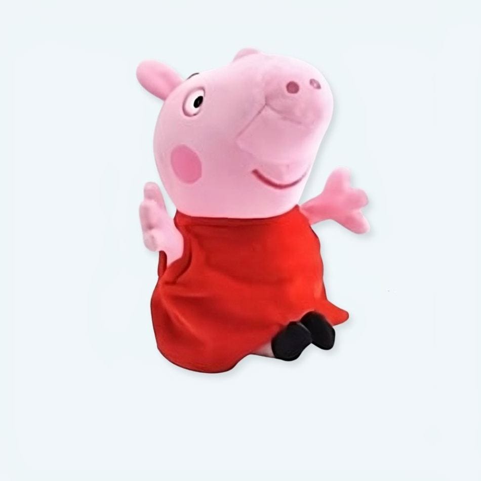 La Peluche Peluche Peppa Pig heureux