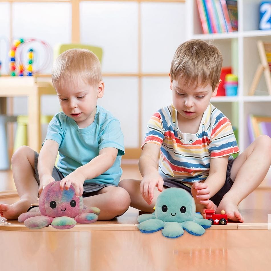 La Peluche Peluche pieuvre Octopus réversible