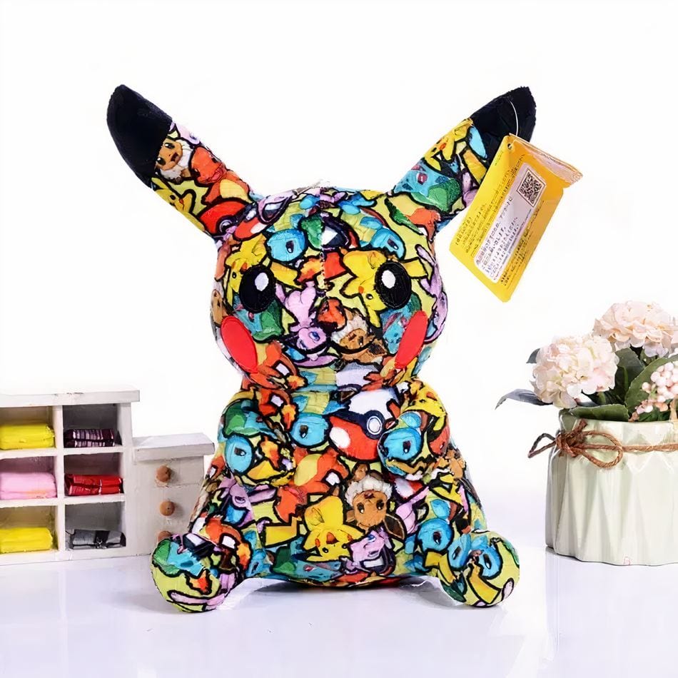 La Peluche Peluche Pikachu en mode Street Art