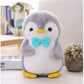 La Peluche Peluche pingouin avec nœud