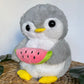 La Peluche Peluche pingouin respirante avec berceuses