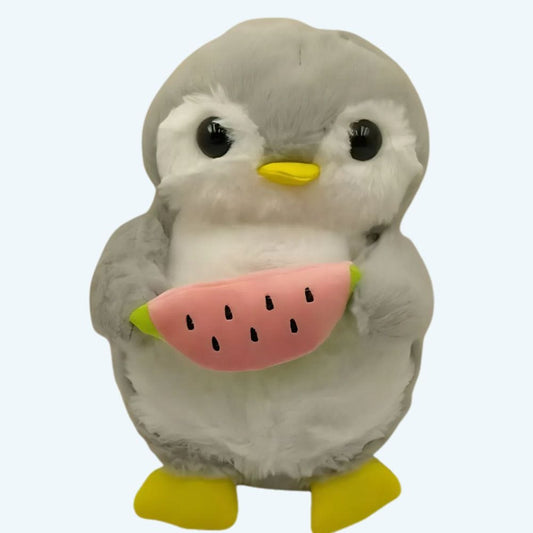 La Peluche Peluche pingouin respirante avec berceuses