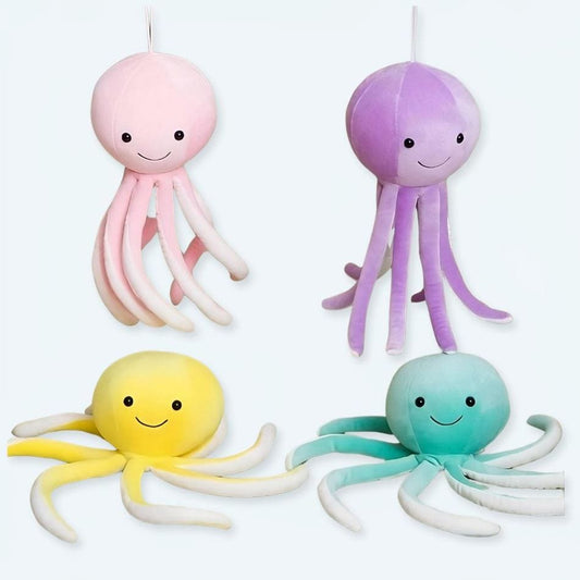 La Peluche Peluche poulpe jaune