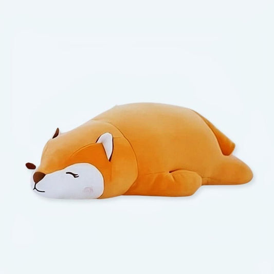La Peluche Peluche renard allongé