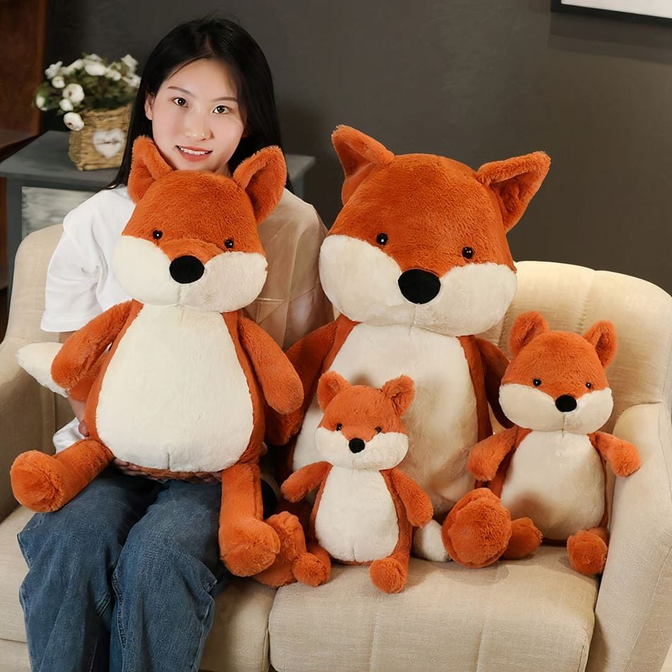 La Peluche Peluche renard moelleux