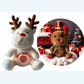La Peluche Peluche renne de Noël respirante avec berceuses douce