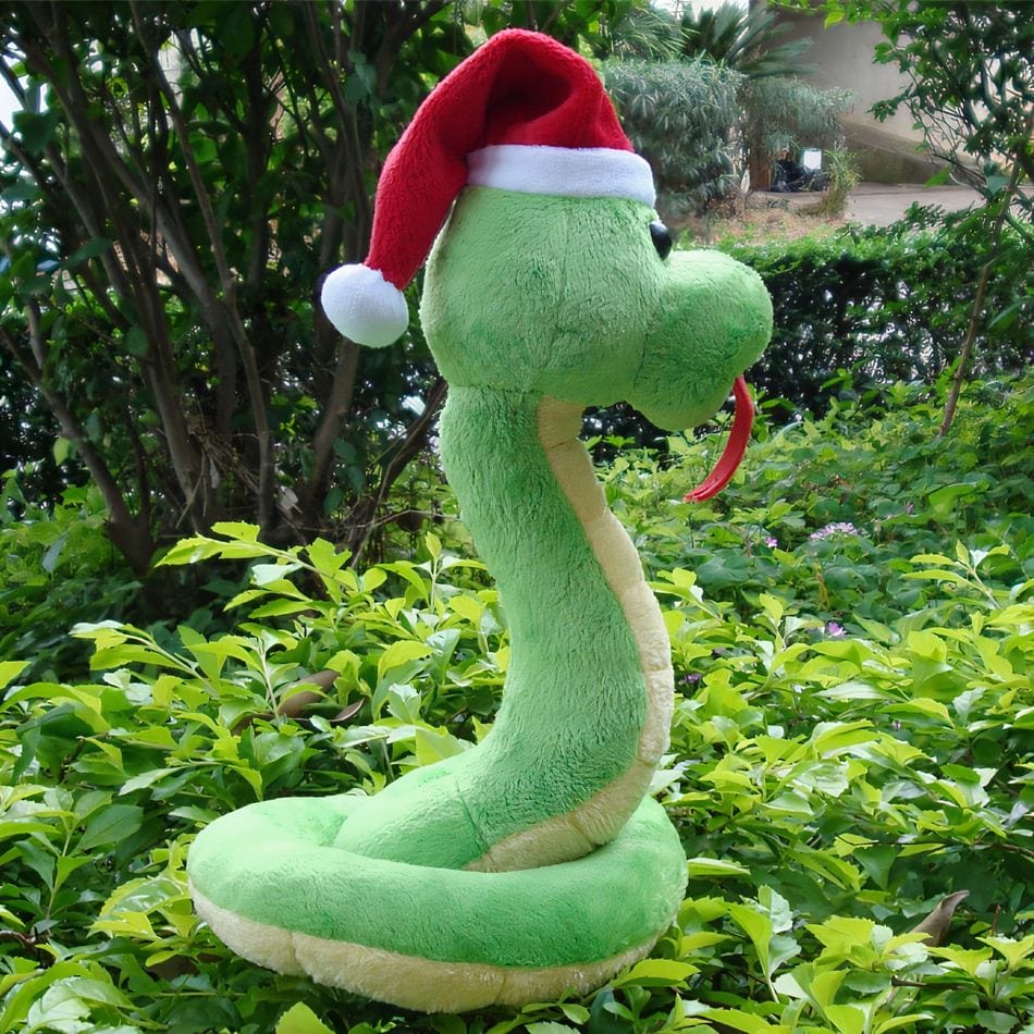 La Peluche Peluche serpent noël