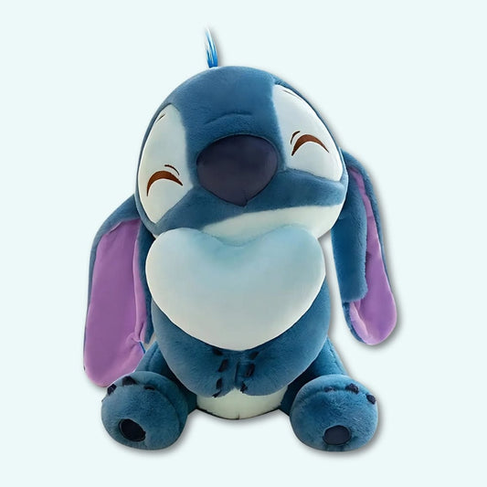 La Peluche Peluche Stitch avec cœur