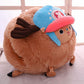 La Peluche Peluche Tony Chopper One Piece bleu en boule
