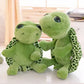 La Peluche Peluche tortue veloutée
