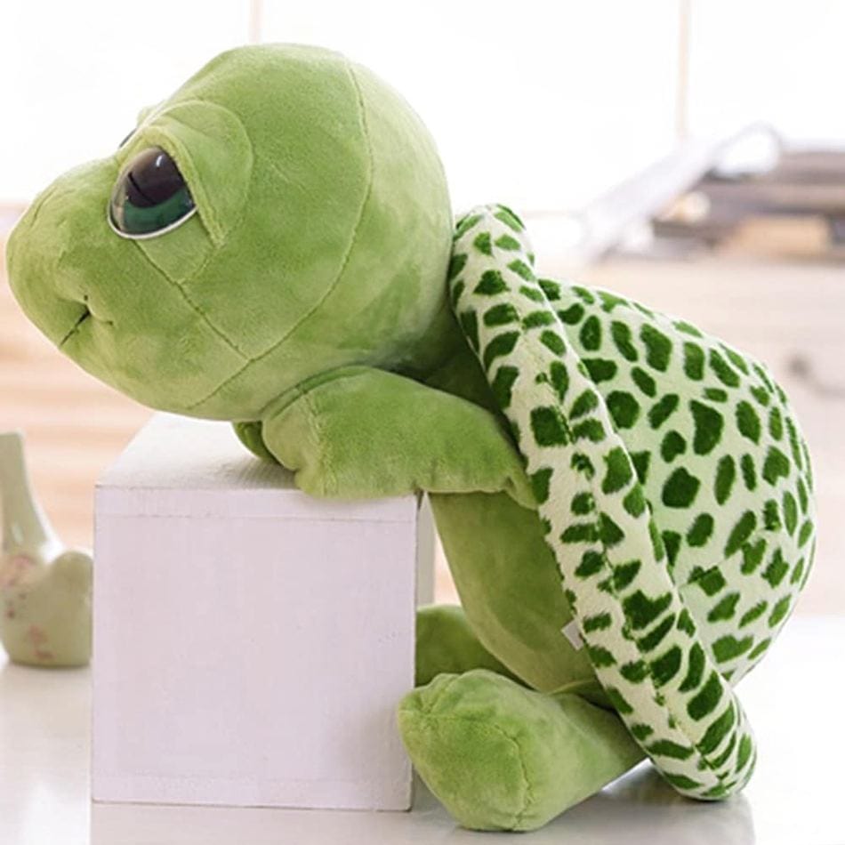 La Peluche Peluche tortue veloutée