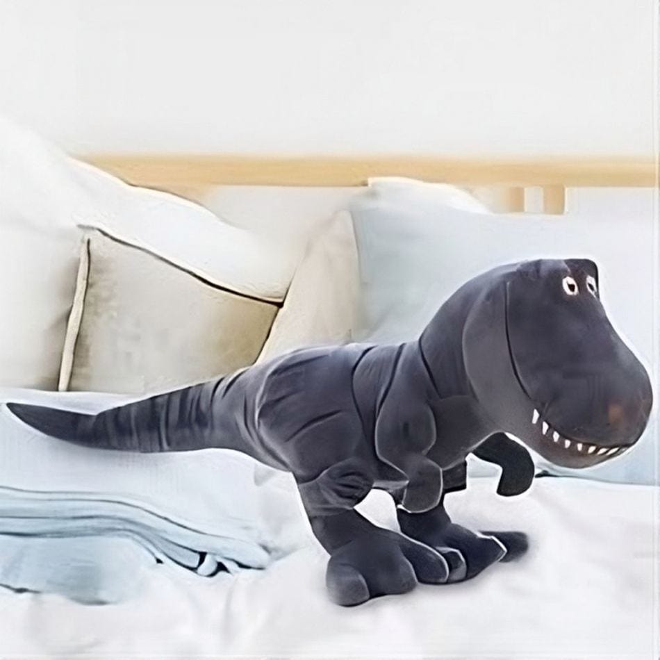 La Peluche Peluche tyrannosaure grise