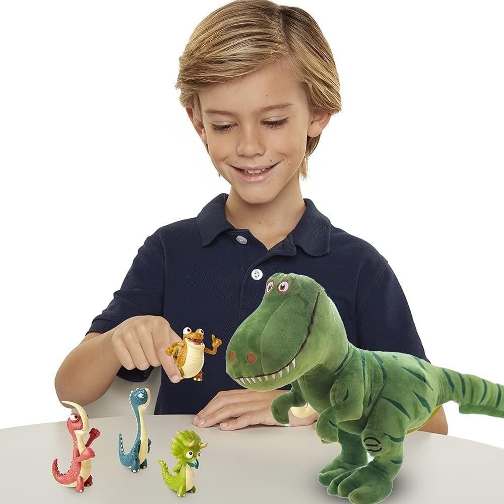 La Peluche Peluche tyrannosaure verte adorable