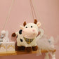 La Peluche Peluche vache motif coeur