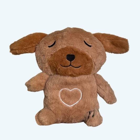La Peluche Peluche veilleuse chien respirante