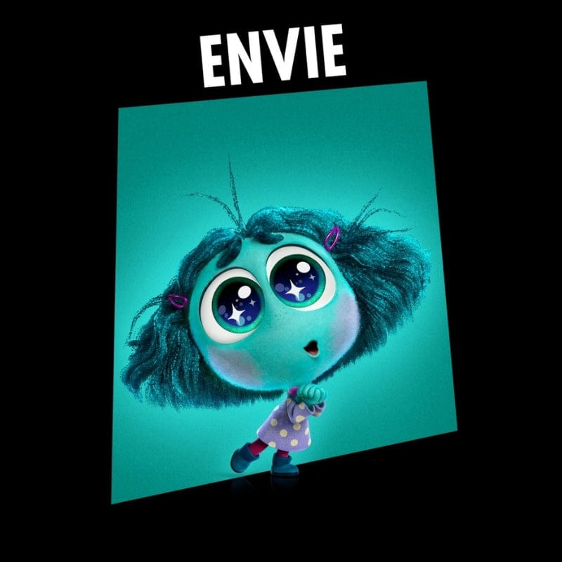 La Peluche Peluche Vice Versa personnage "Envie"