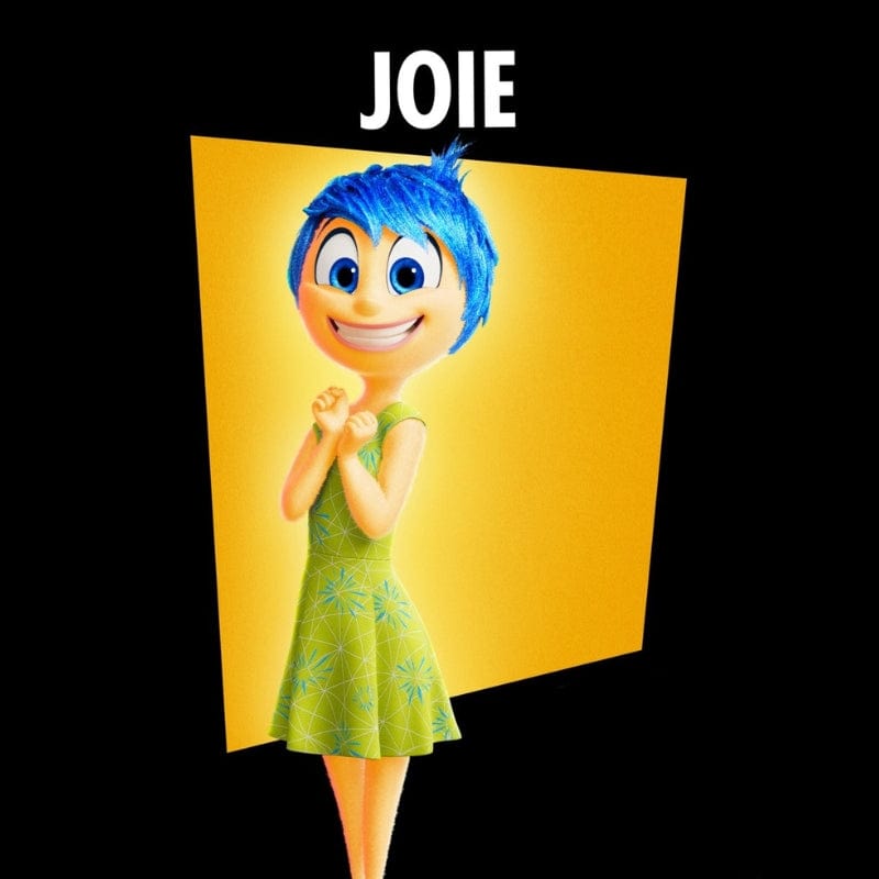La Peluche Peluche Vice Versa personnage "Joie"
