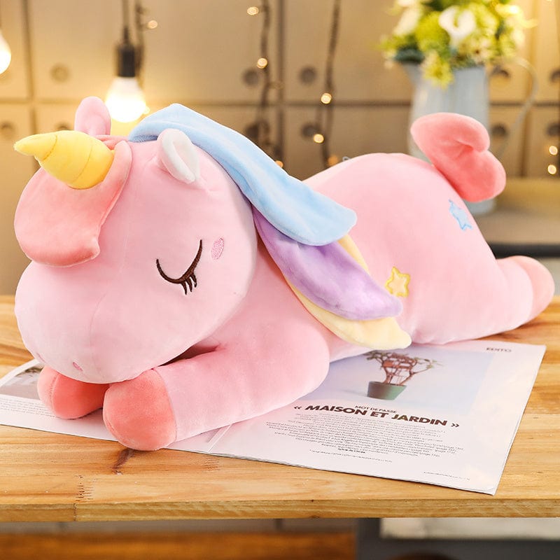 La Peluche Rose / 40cm Peluche licorne géante adorable