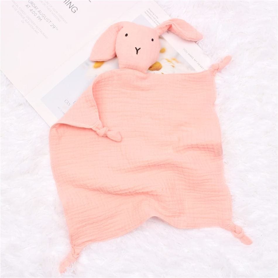 La Peluche Rose Doudou lapin  pour bébé