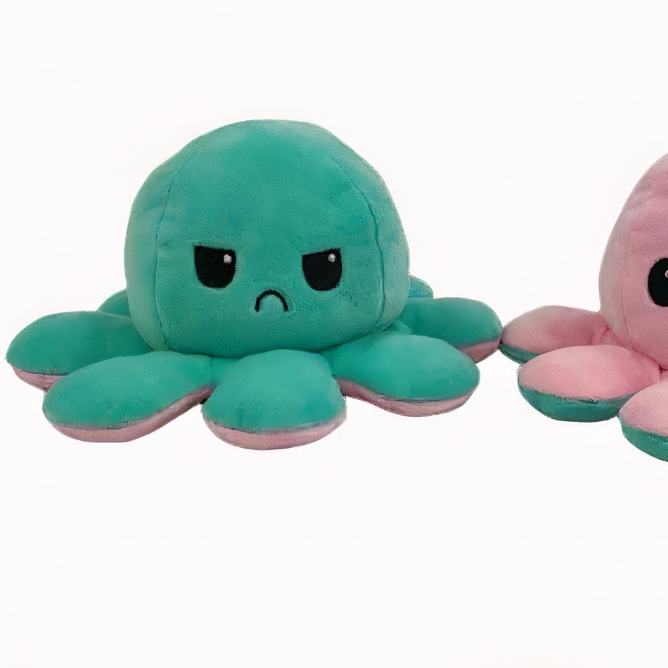La Peluche Vert Peluche pieuvre Octopus réversible