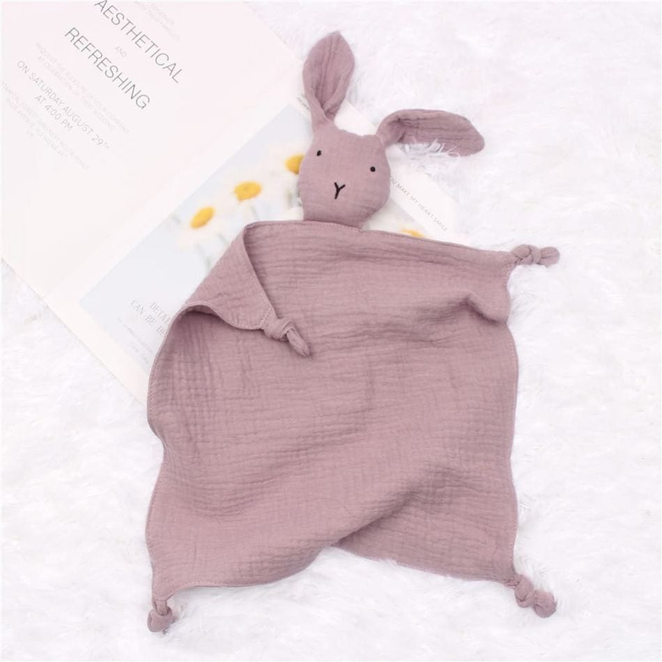 La Peluche Violet Doudou lapin  pour bébé